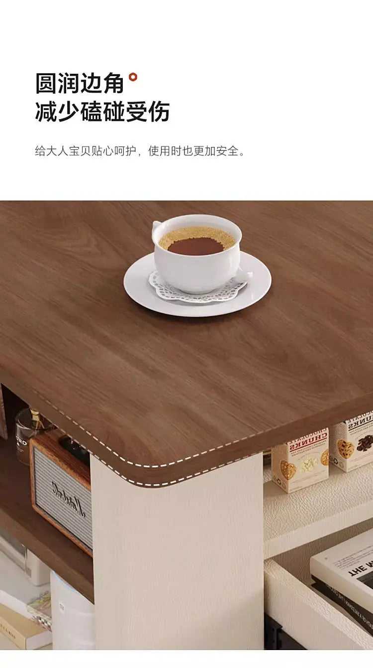 Folding Coffee Tables Multifunctional With Wheels Living Room Storage Side Tables Lounge Center Dining Table Hotel Furniture