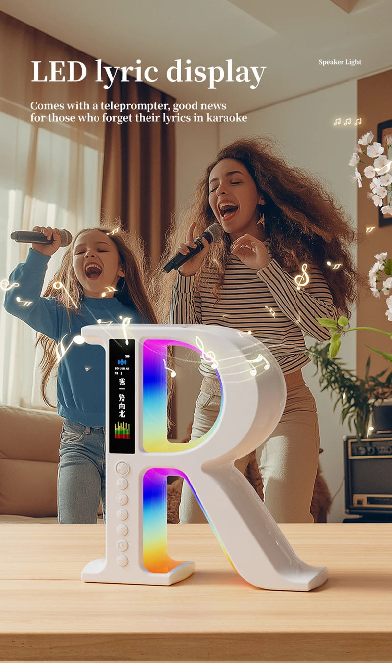 Bluetooth Speakers Wireless Charger with Portable Small Mini Speaker Color Atmosphere Lamp Multifunctional Rgb Night Light