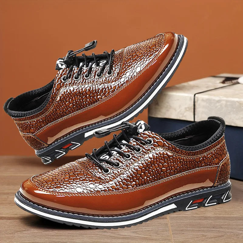 Men's Shoes Soft Bottom Soft Leather Casual Shoes New Spring Trendy Design Men's Footwear Men's Sports Shoe Zapatos Para Hombre