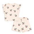 Summer Children Vacation Sets 2025 KS Girls Cute Cartoon Short Sleeve Tops Boys Sport T-shirt Shorts Baby Homewear Clothes Suit