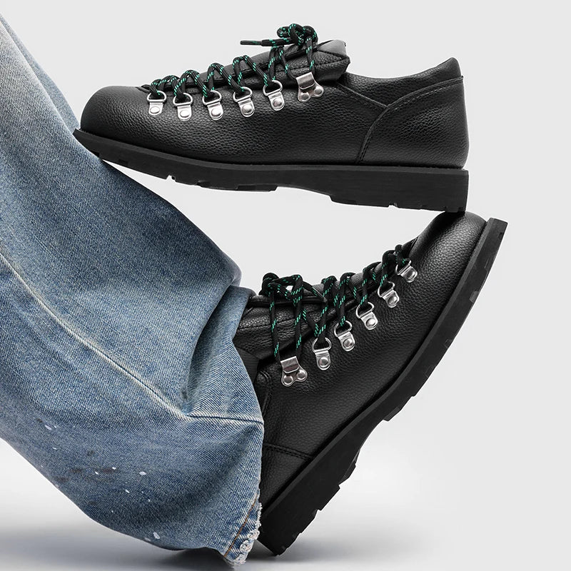Men's Fashion Leather Shoes Classic luxury designer style Work Office Outdoor Hot selling trendy young shoes Handsome New