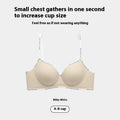 Lingerie Women Gathered Spring and Summer Non-marking Non-steel Ring Soft Support Anti-Sagging Bylift Letters Comfortable Bra