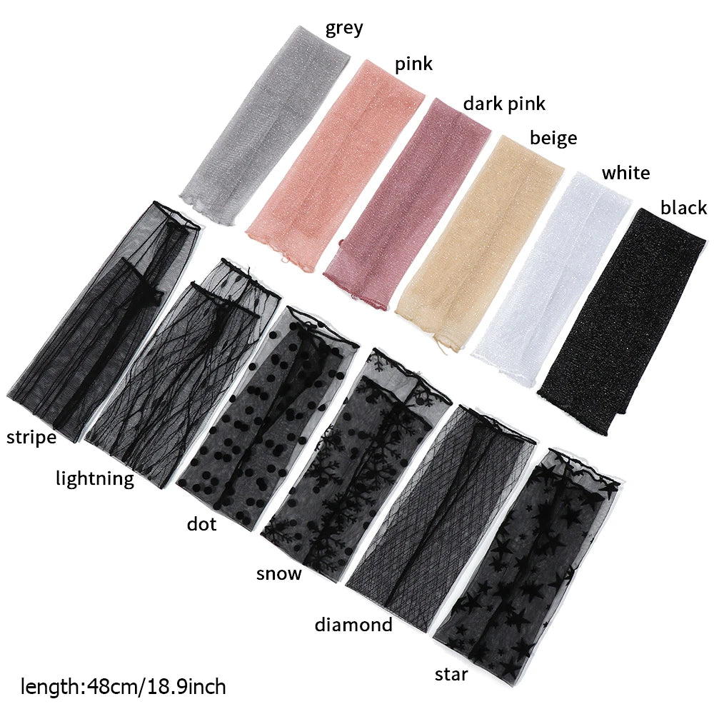 Summer Arm Warmers Thin UV Driving Gloves Sun Protection Sleeves Mesh Lace Gloves Sunscreen Long-Sleeved
