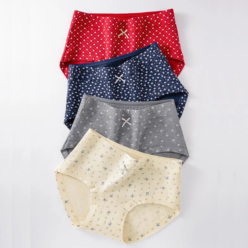 Belly Reducing Panties Set Pack Fashion Briefs Panties Women Sports Breathable Women's Cotton Briefs Fancy Underwear Lady Sexy