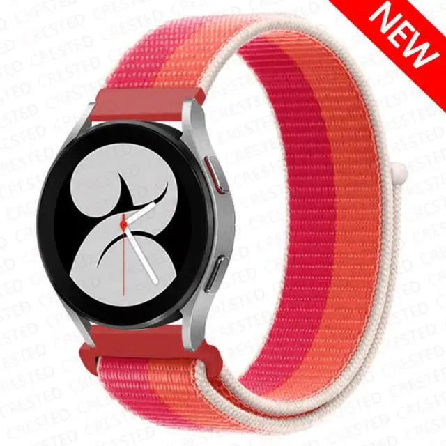 22mm 20mm Band for Samsung Galaxy Watch 7 FE 4 6 classic 5 Pro 3 active 2/correa Nylon Bracelet Huawei watch GT 2 3 pro 4 strap