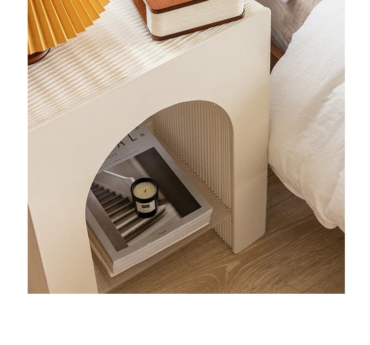 Folding paper sofa side cabinet small coffee table light luxury home creative mini side table bedside shelf small table 거실테이블