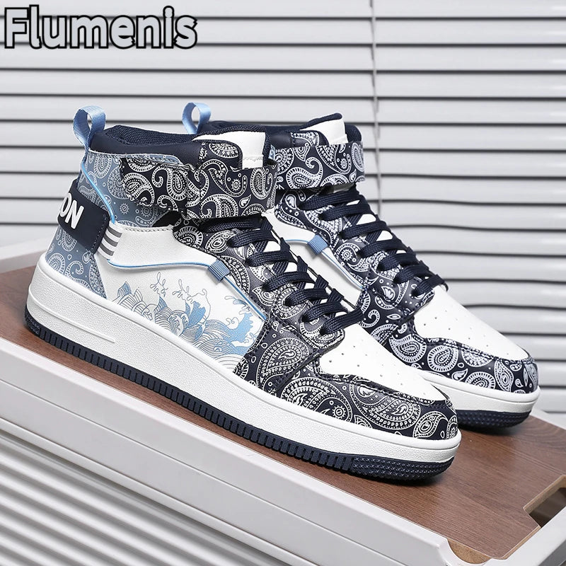 Men's sports shoes, retro star trend streetwear shoes, fashionable skateboarding shoes, couple sports casual shoes, tennis shoes