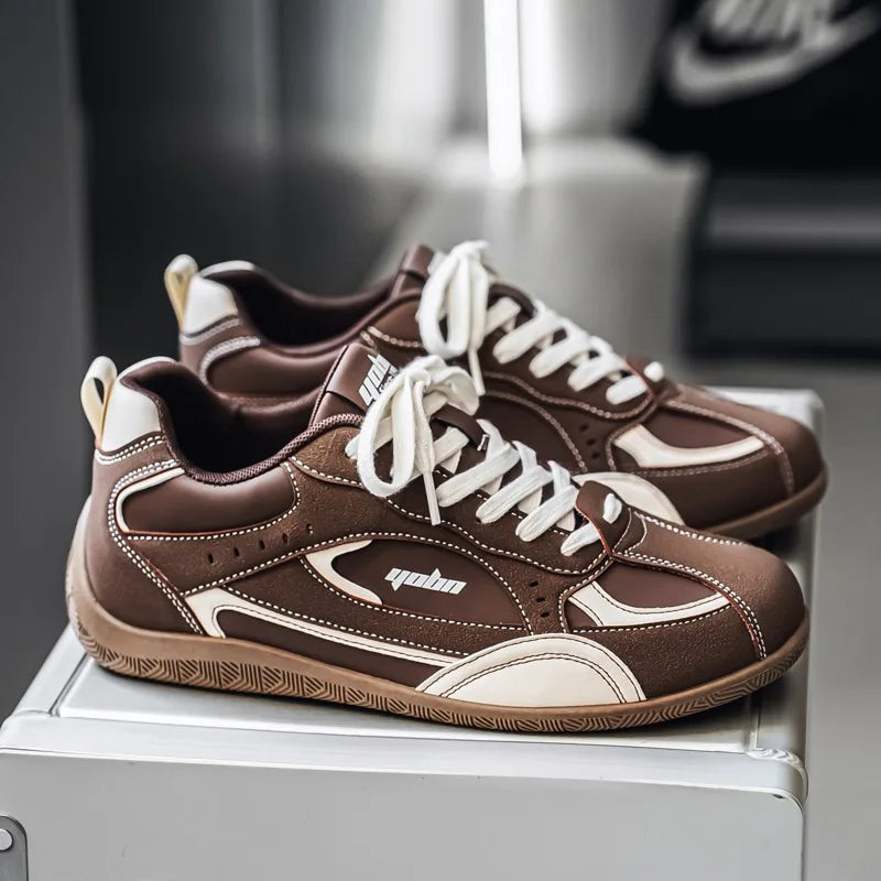Shoes Man 2026 Trend Casual Sneakers Comfortable Lace Up Flats Tennis Shoe Breathable Walking Jogging Shoe