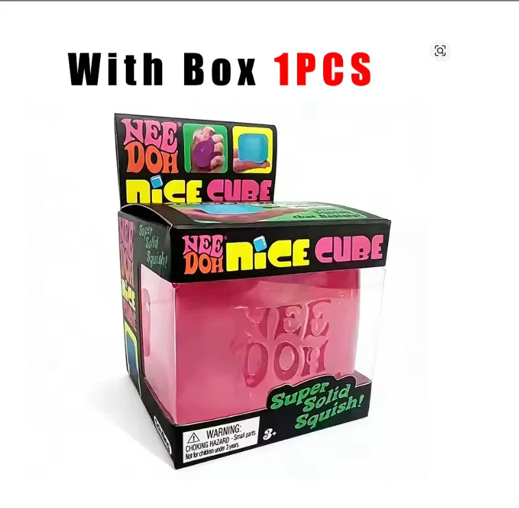 2026 NeeDOH Model Soft Squishy Toy  Nice Cube Sensory Stress Reliever Fidget Tool for Anxiety for Adults & Kids Premium in Stock