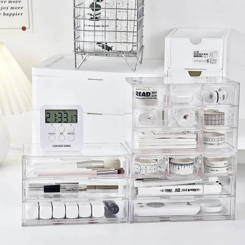 Cosmetics Organization Storage Box Multifunctional Skin Care Product Box Cosmetics Jewelry Storage Makeup Box