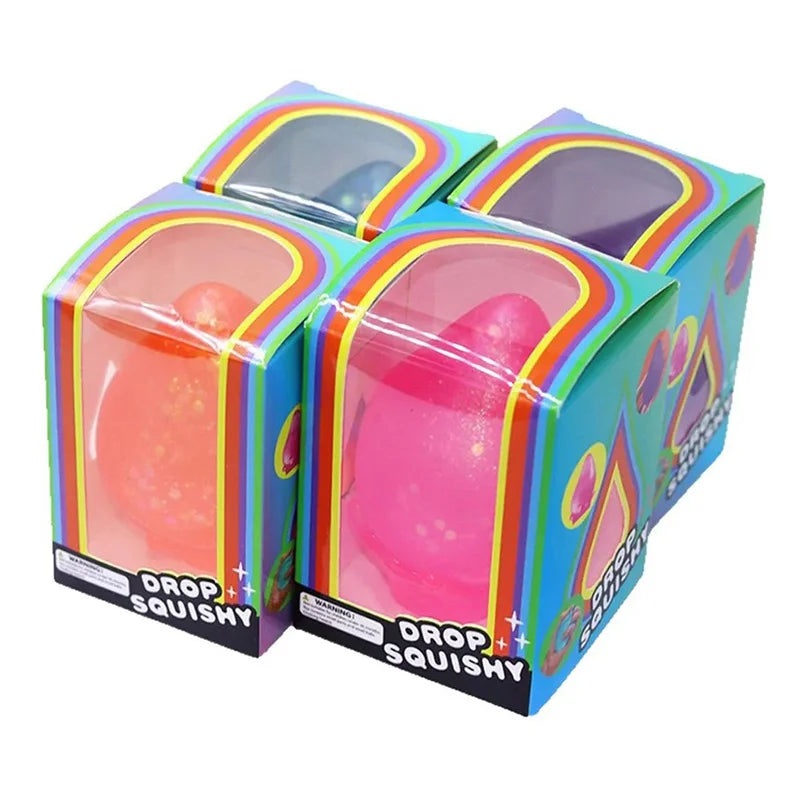 Needoh Stress Relief Sensory Squishy Dreamy Water Drop Maltose Texture Slow Rising Fidget Anti-Anxiety Sensory Gadget