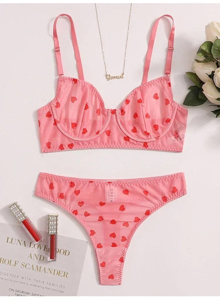 Female Lingerie Sexy Lingerie for Women Body Shorts Push-up Bra Fancy Woman Underwear Transparent Intimate Lingerie Set 2025 New