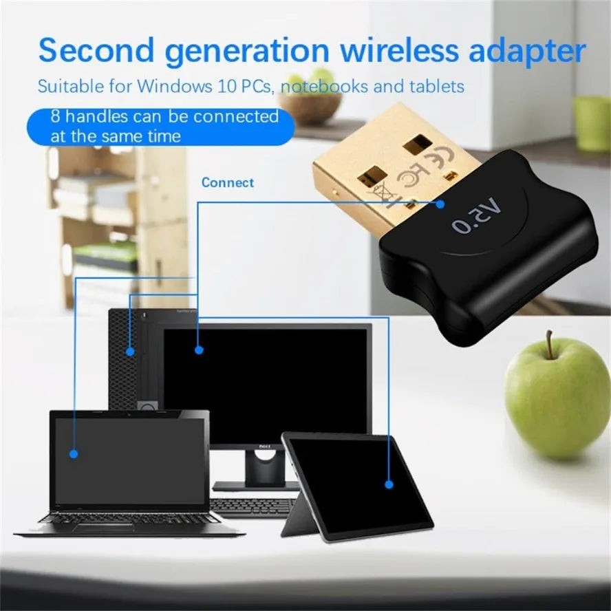 BGGQGG USB Bluetooth 5.0 Adapter Wireless Bluetooth 5.0 Receiver Dongle Transmitter Bluetooth USB Adapter For Computer PC Laptop