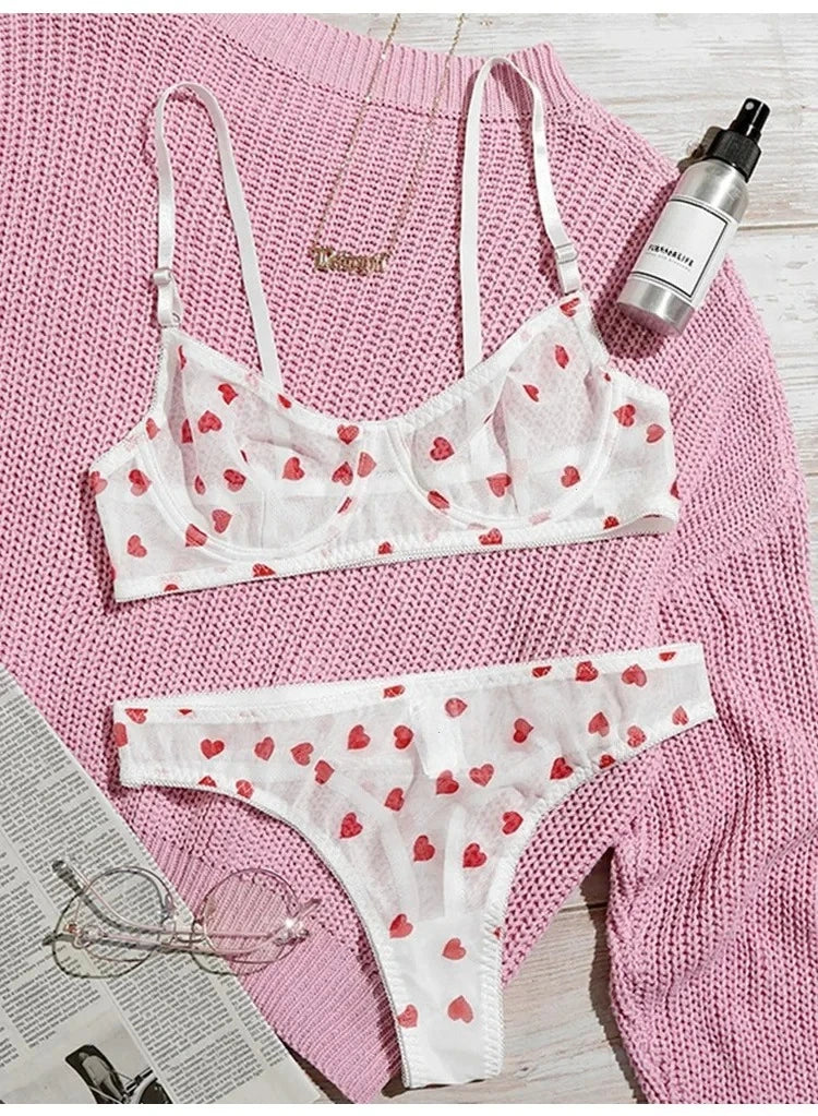 Female Lingerie Sexy Lingerie for Women Body Shorts Push-up Bra Woman Underwear Transparent Intimate Lingerie Set