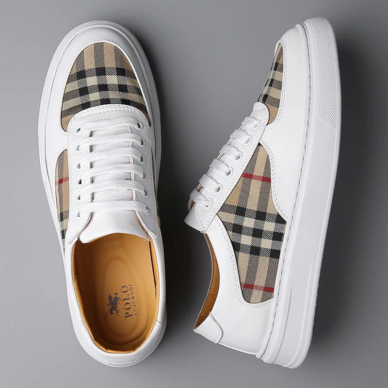 Men's White Shoes, Couple Casual Skate Shoes, Comfortable Sports Shoes, Light Walking Women's Tennis Shoes for 2025