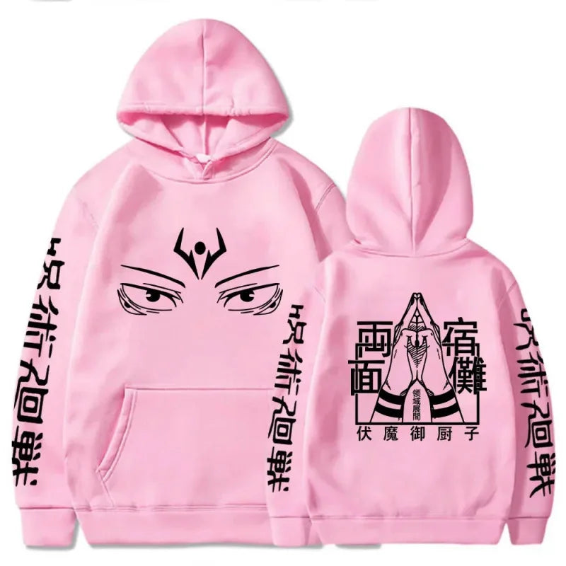 Hoodies New Japanese Anime Graphic Printing Sweatshirts for Men Womnen Hip Hop Casual Autumn Winter Fleece Streetwear Tops