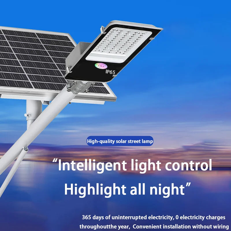 9000W Solar Street Lights Outdoor Commercial Parking Lot Light Dusk to Dawn Solar Security Flood Lights Solar Lamp for Yard Road