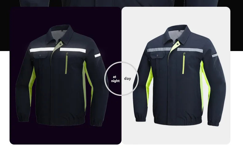 New Loose Cooling Work Clothes For Both Men And Women Summer Sun Protection Jacket Air Conditioning Suit With Two Fans Clothing