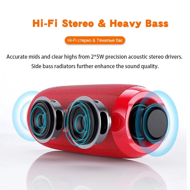 Wireless Bluetooth Speaker Portable Blutooth Radio FM Subwoofer Music Sound Box For Blootooth Audio Hand Free Baffe Caixa De Som