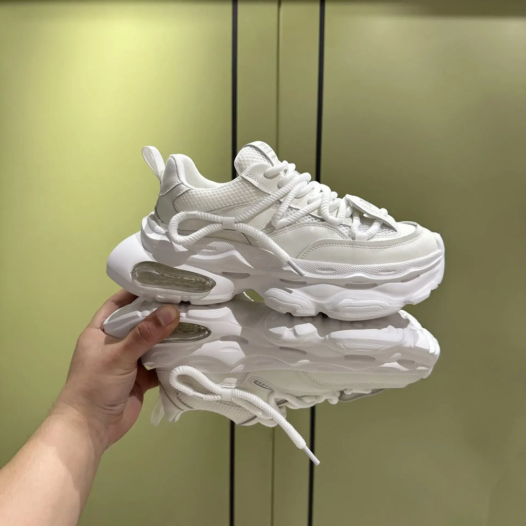 New Trendy Men's Shoes Thick Soled Tall Fashion Casual Shoes Comfortable Soft Soled Mountaineering Sports Shoes Sneakers Men
