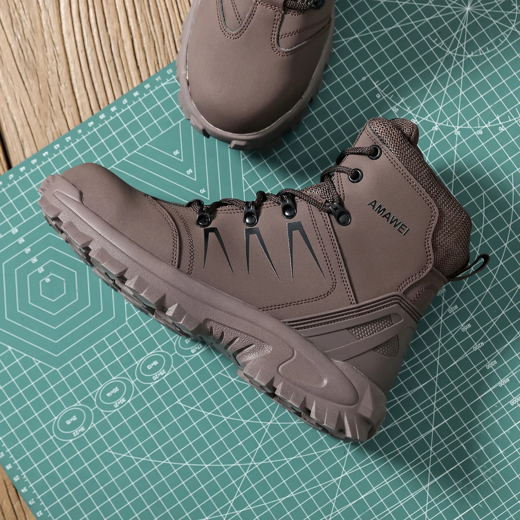 Steel Toe Safety Shoes Men's High Quality Industrial Work Boots Man Work Protection for the Feet Work Wear Free Shipping