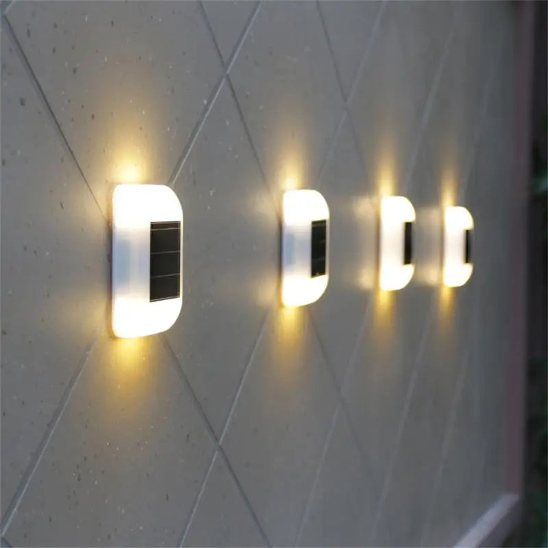 LED Solar Street Lights Waterproof Lighting Outdoor Motion Sensor Wall Solar Powered Lights For Patio Garden Balcony Decor