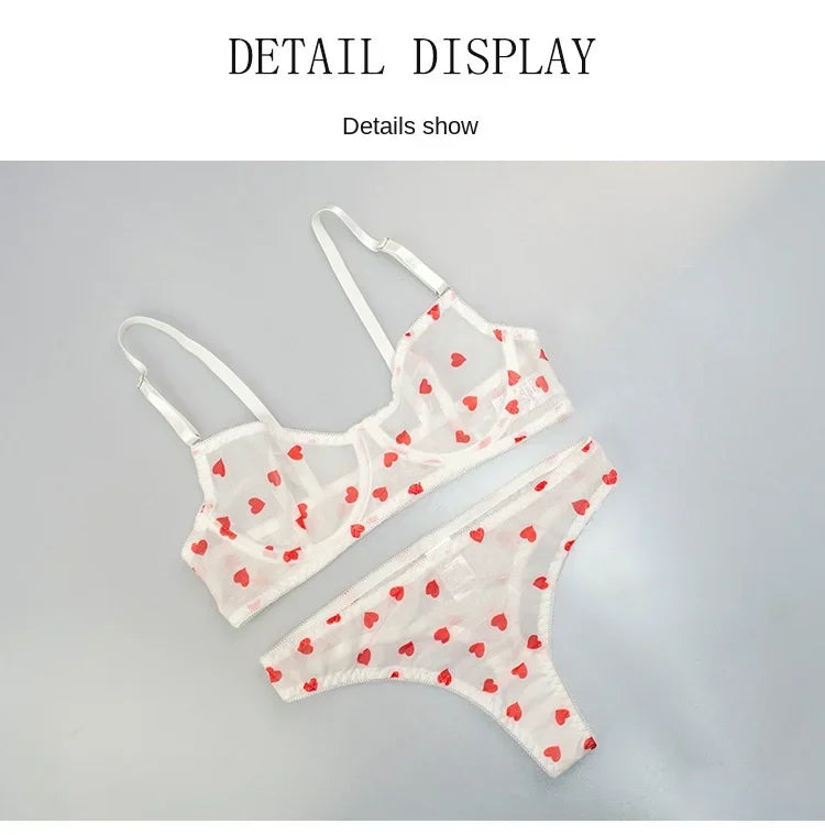 Female Lingerie Sexy Lingerie for Women Body Shorts Push-up Bra Woman Underwear Transparent Intimate Lingerie Set