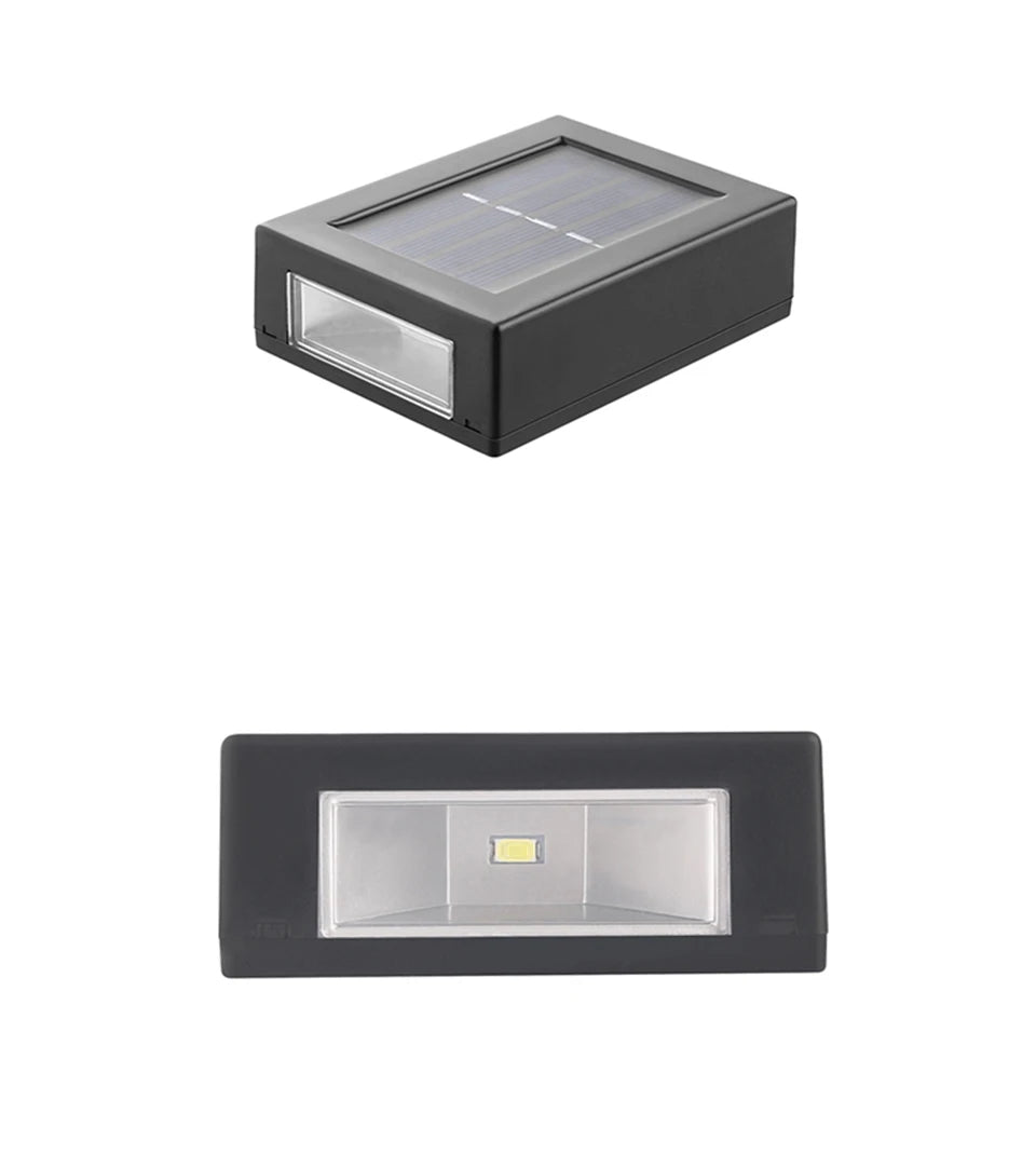 Solar Up and Down Spot Lights Outdoor Street Wall Light Waterproof Solar Lamp For Garden Street Balcony Yard Porch Decorative