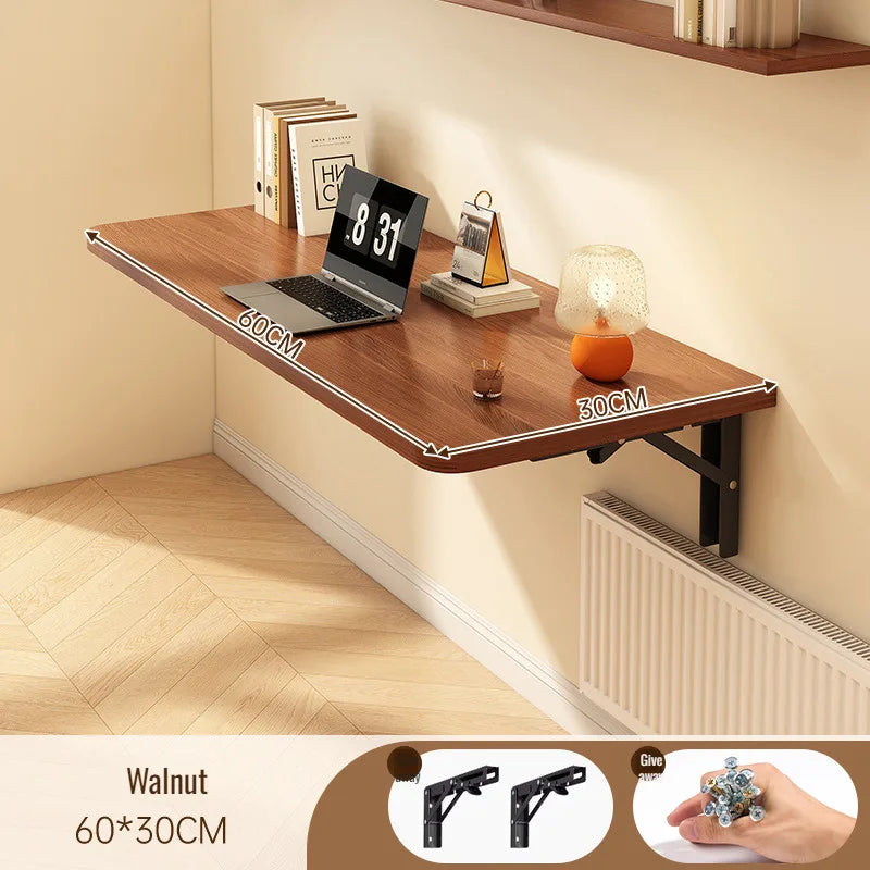 Household Wall Mounted Foldable Desk Waterproof and Anti Fouling Panel Multi Functional Suspended Wall Table