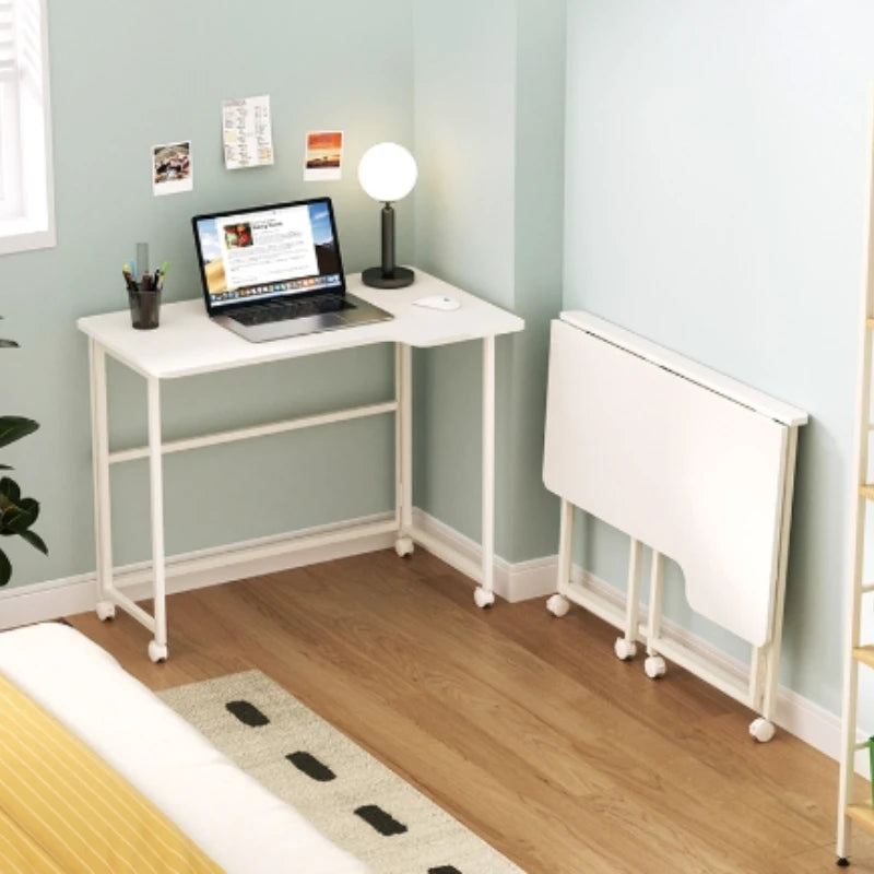 Foldable Laptop Desk for Home And Bedside Use Space-Saving Multifunctional Junior High Student Study Table