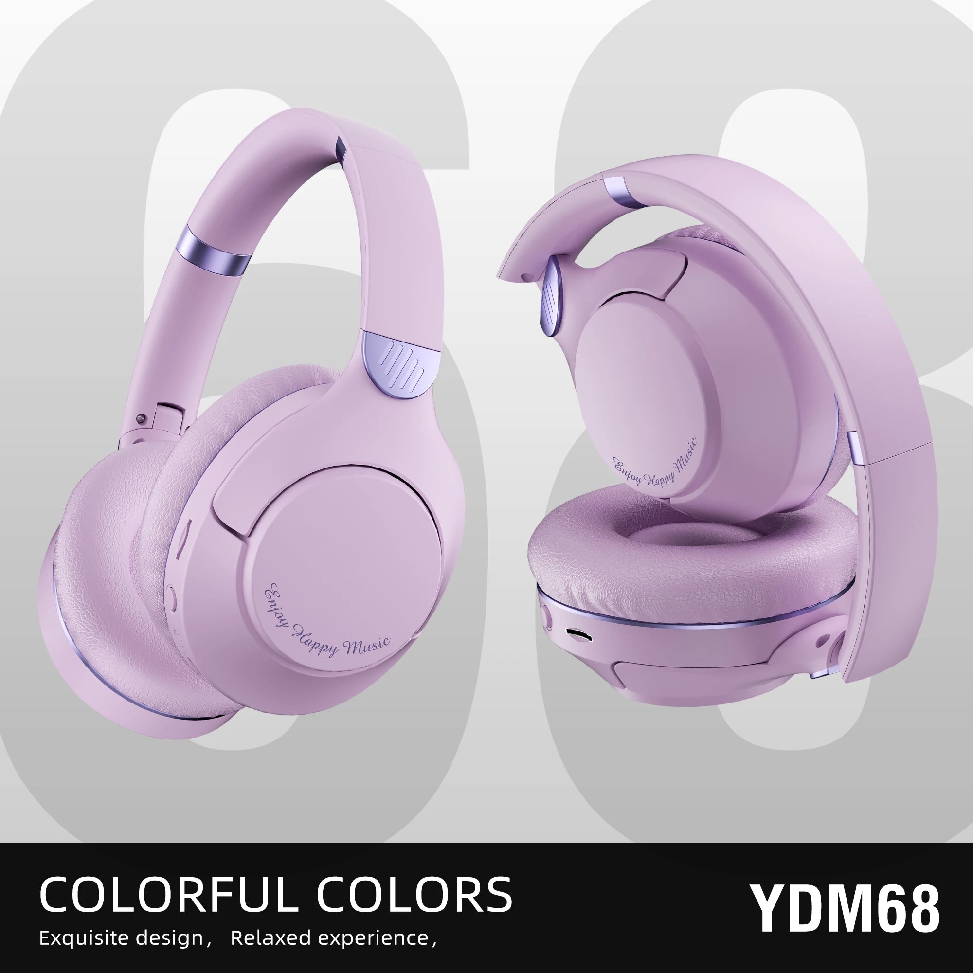 Original Bluetooth 5.3 Headphones Hi-Res Audio Over-Ear Wireless Bluetooth Earphones Professional Stereo Headset Support TF card
