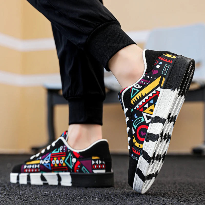 Men Flat Bottomed Shoes Fashion Popular with Colorful Outdoor Sneakers That Comfort Non Slip High-quality Fitness Leisure Shoes