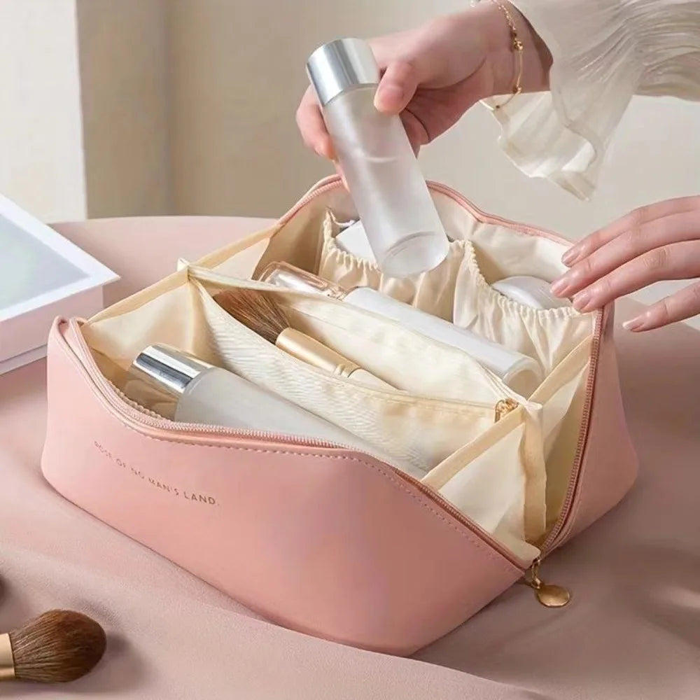 Cosmetics Storage Bag Large Capacity Portable Ins High-end Internet Famous New Travel Cosmetics Toiletries Storage Makeup Bags