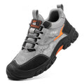 Men's Safety Shoes Fashion Work Steel Toe Shoes Anti-smash Anti-puncture Boots Shoes for Men Indestructible Comfortable Sneakers