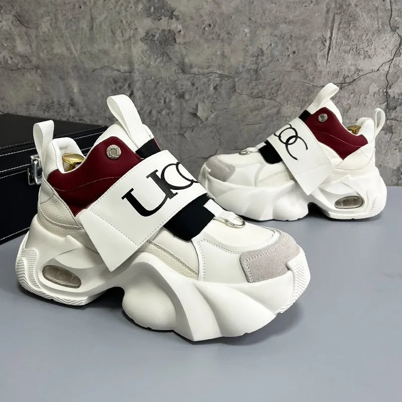 Men's shoes - versatile and trendy for all seasons, suitable for couples. This small-scale niche brand features anti-slip air cu