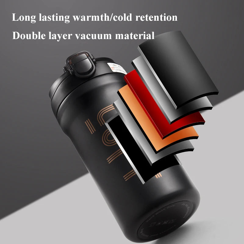 Coffee thermal mug Stainless Steel Thermos Tumbler Cups Vacuum Flask thermo Water Bottle Tea Mug Thermocup commercial affairs