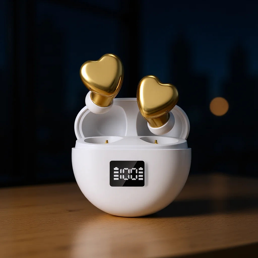 Bluetooth Headphones Pretty Wireless Earbuds Built-In Microphone And Volume Control Headphones Ideal For Sports And Music Lovers