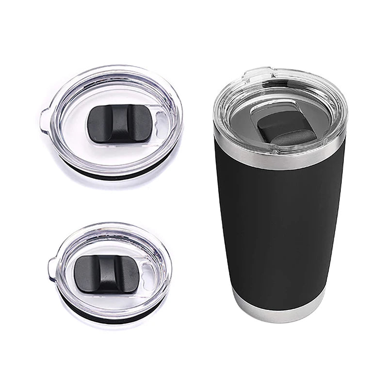 Round Plastic Cup Lid for 20oz 30oz Coffee Mugs Water Thermos Tumbler And Bottle Covers Universal Fit Thermal Lids