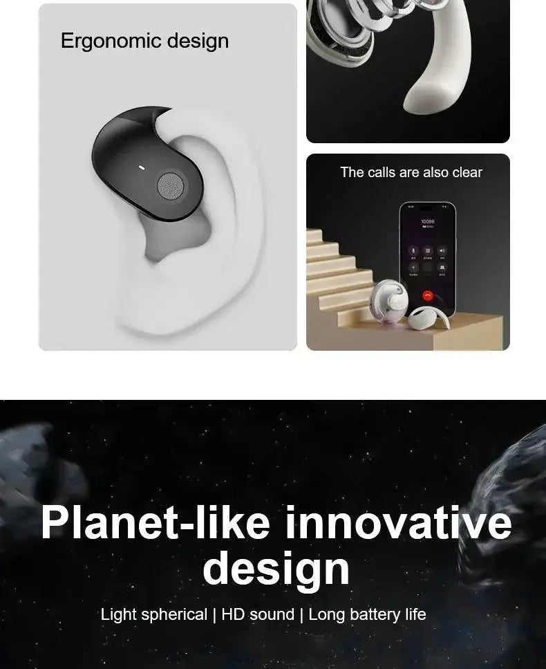 Wireless Headphones Bluetooth 5.4 Headset With Mic HiFi Stereo Sound Earphones Smart Touch Sports Waterproof Earbuds For iPhone