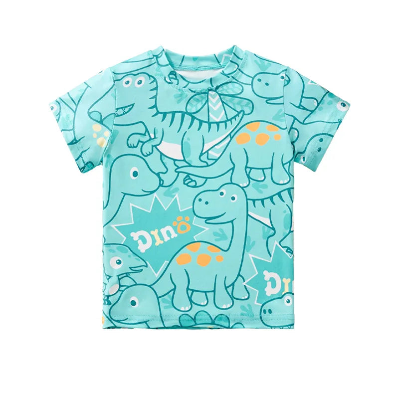 Summer 2025 New Kids Casual Fashion Short Sleeve T-Shirt Tops Men's and Women's Trendy Fan Printed Short Sleeve Clothing