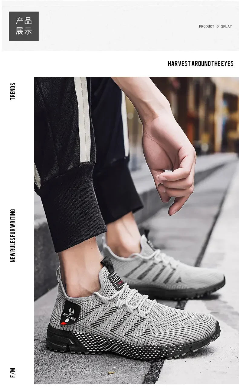 Shoes for Men 2023 New  Casual Fashion Comfortable Outdoors Walk Running Shoes Male Sports Sneakers Big Size Tennis Shoes Men