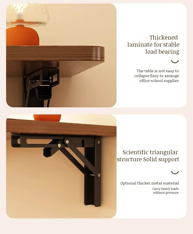 Household Wall Mounted Foldable Desk Waterproof and Anti Fouling Panel Multi Functional Suspended Wall Table