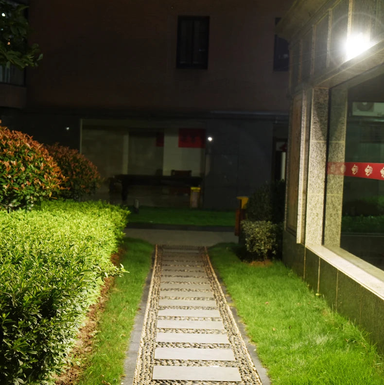 Solar Outdoor Lights USB Rechargeable Solar Lawn Lamp Motion Sensor 3 Modes Solar Wall Lamp Outdoor Waterproof Garden Yard Light