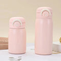 350ml/220ml Mini Thermos Cup Pocket Cup Stainless Steel Thermal Coffee Mug Vacuum Flask Insulated Hot Water Bottle Kids Gift