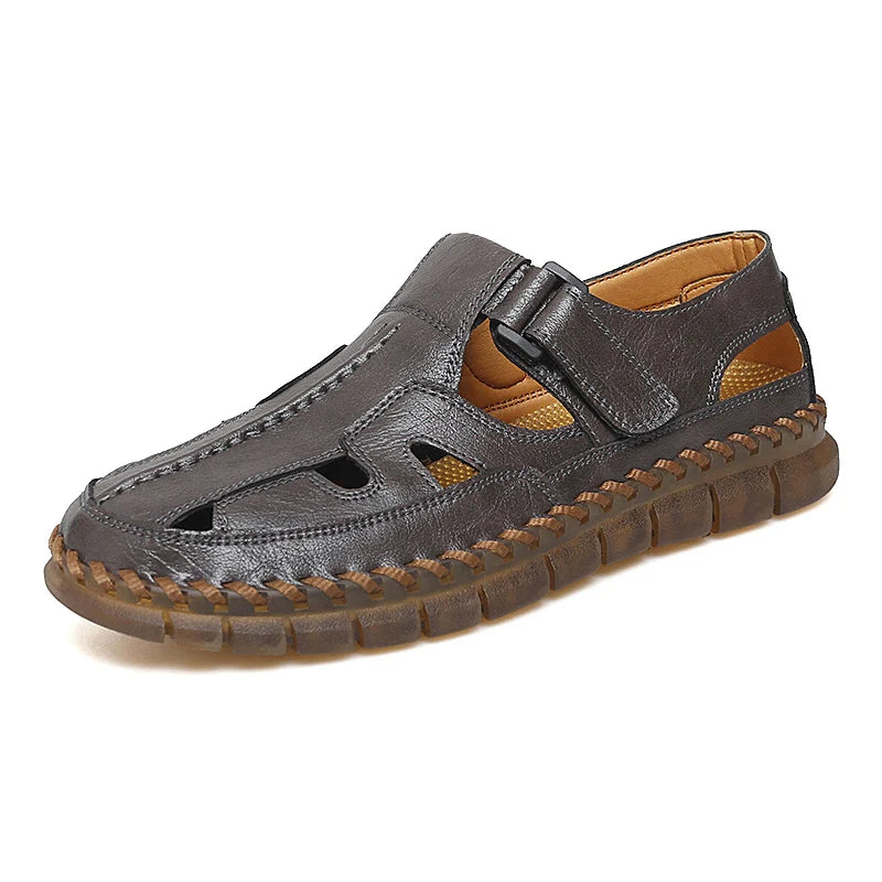 Handmade Men's Shoes Outdoor Shoe Men Casual Men Shoes Breathable Suede Leather Shoe Anti-Skid Walking Shoe Hot Sale Footwear