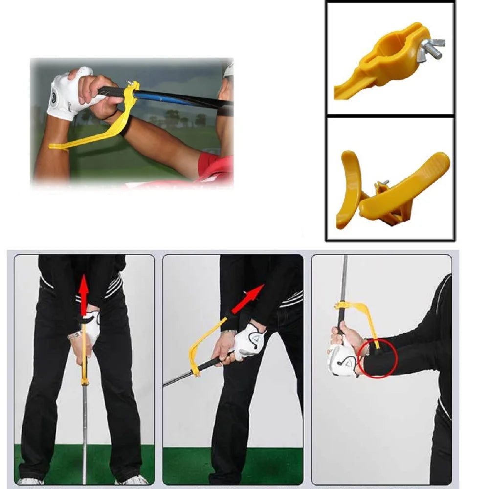 Golf Swing Training Set Impact Bag and Wrist Bracket