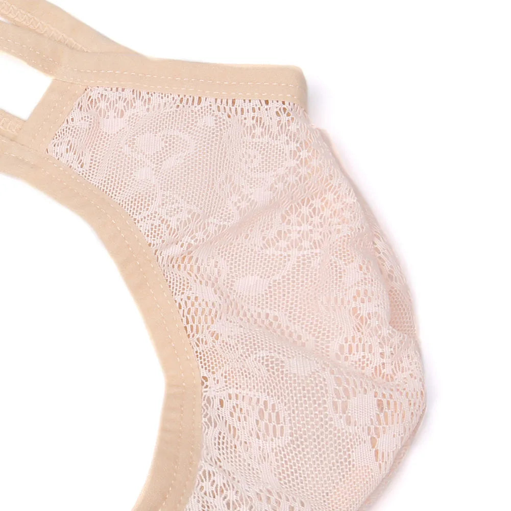 Lingerie For Men Sexy Briefs Ultra-thin Transparent Underwear Mesh Thongs Breathable Trunks Sissy U Convex Pouch Underpants