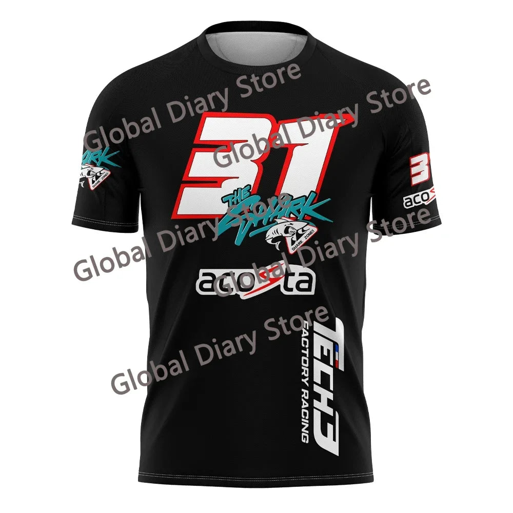 Summer New  Motorcycle Racing Lovers Summer  Outdoor Casual Men's Quick Drying Breathable Comfortable Jersey T-shirt