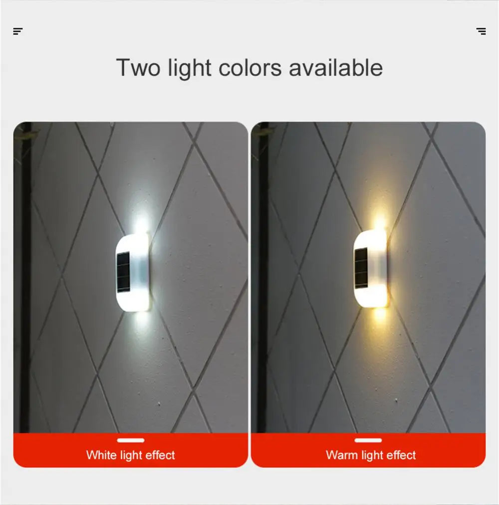 LED Solar Street Lights Waterproof Lighting Outdoor Motion Sensor Wall Solar Powered Lights For Patio Garden Balcony Decor