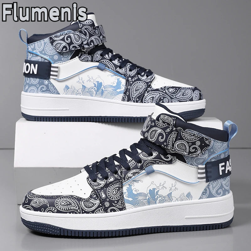 Men's sports shoes, retro star trend streetwear shoes, fashionable skateboarding shoes, couple sports casual shoes, tennis shoes